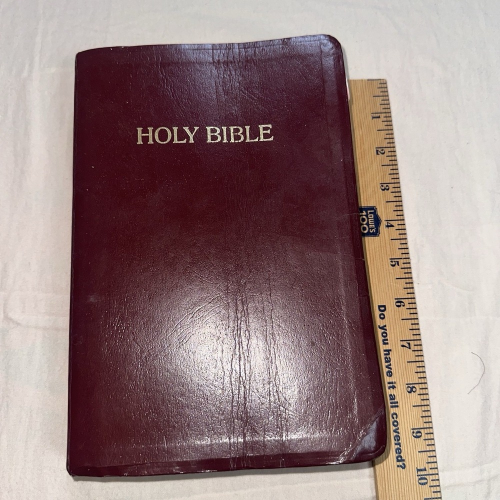 HOLY BIBLE NKJV Giant Print Center Column Reference Edition Nelson 993BG 1994 - Picture 3 of 13